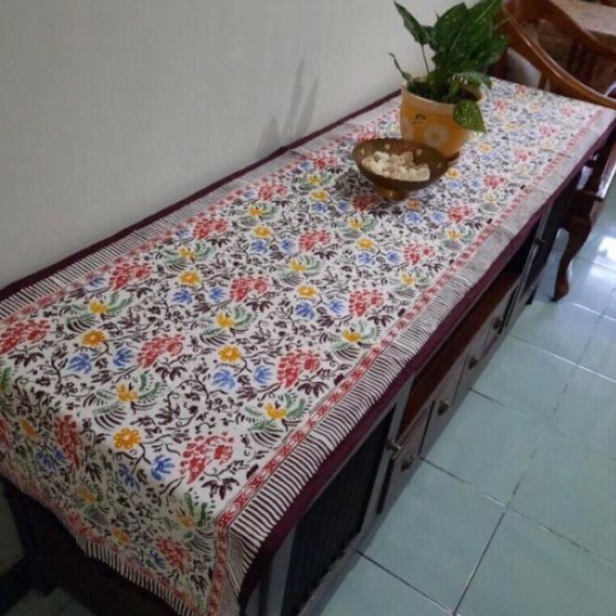 Xyxy- Taplak Meja Panjang 200Cmx50Cm Taplak Meja Batik Panjang Taplak Runner Panjang 2 Meter Taplak 