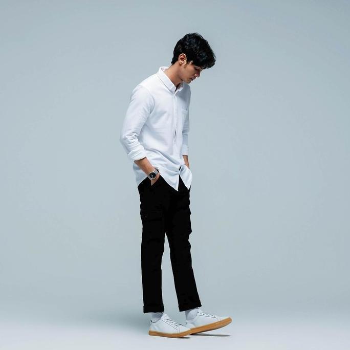 Boyboy- Kemeja Panjang Pria Jb Psy Long Shirt White