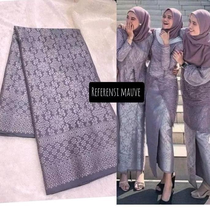 DF397 >> Rok Songket dan Selendang untuk Kebaya Modern Anda - Songket Palembang - Cewek, Dewasa, Cas