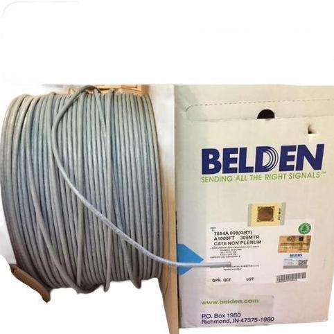 Kabel Belden Kabel LAN 1m CAT 6 RJ45 Internet Jaringan Cat6 UTP 1 Meter Sisa Project Proyek