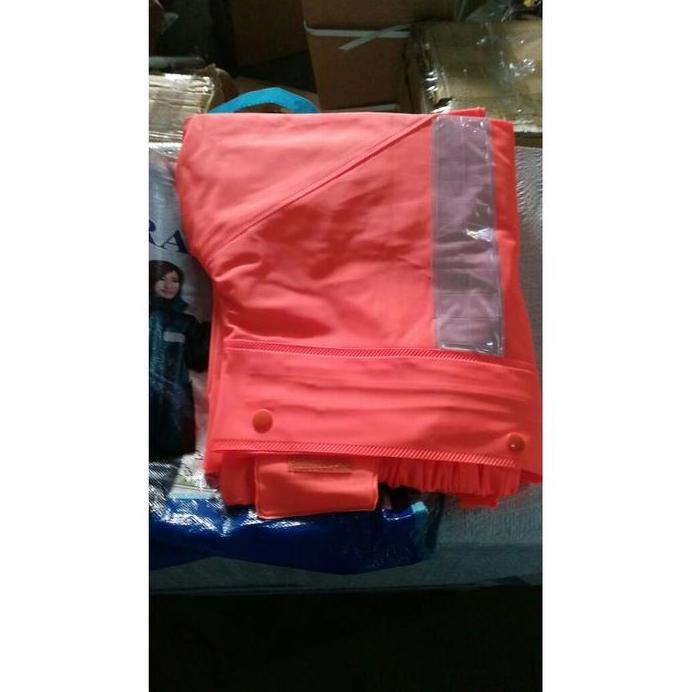 Jas Hujan Merk GRC 966 ORIGINAL Mirip SHAD Karet Super Tebal Tidak Tembus Air Orange Dan Hijau Stabi