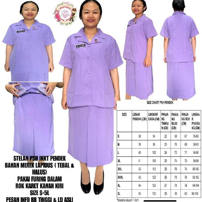 Ready SETELAN PSH IKKT NON MUSLIM PENDEK