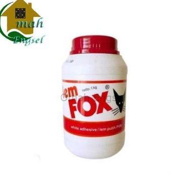 LEM KAYU FOX 1 KG A.FOX LEM PVAC PUTIH SERBAGUNA