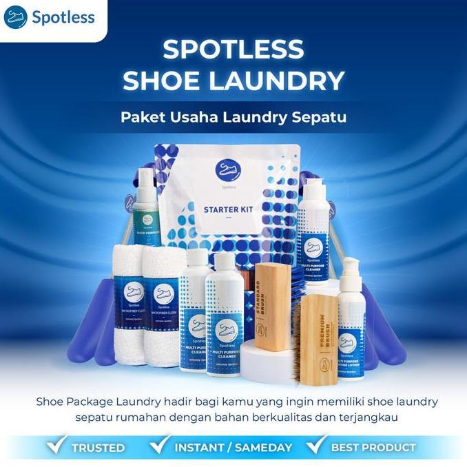 Keren- Spotless Shoe Laundry Package - Paket Laundry Pembersih Sepatu Usaha Lengkap