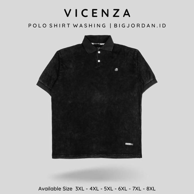 kaos polo washed bsize xxxl kaos kerah jumbo 3L 4L 5L 6L 7L 8L