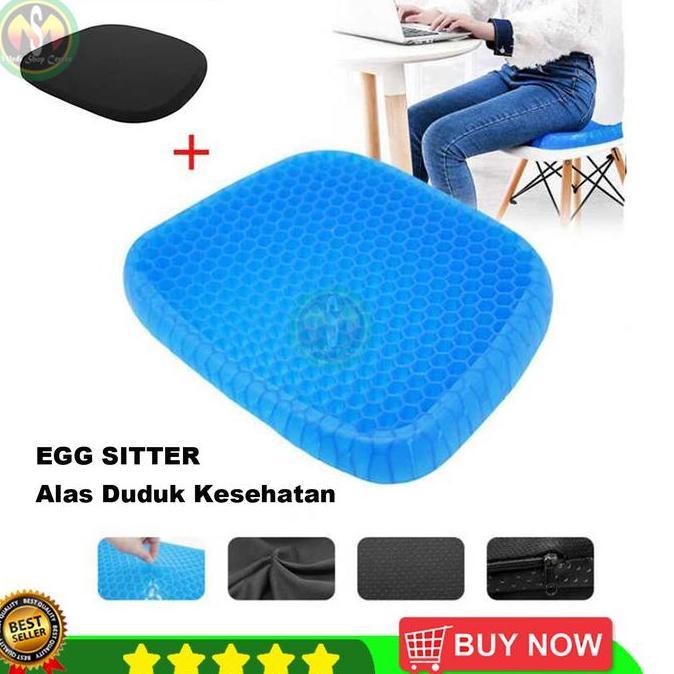 Alas Duduk Kesehatan Bantal Gel Empuk Dingin Anti Wasir Ambeien