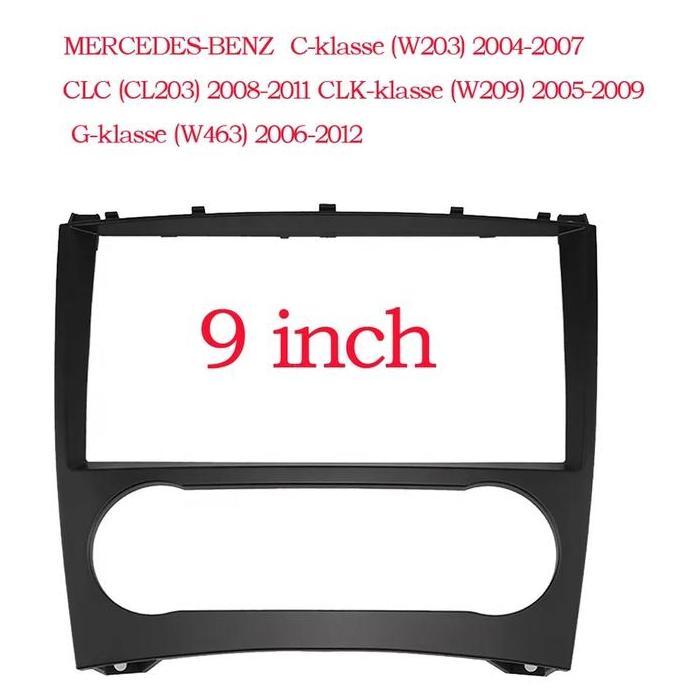 Frame Mercedes Benz C Class W203 Cl203 W209 Headunit Android  9 Inch Best Seller
