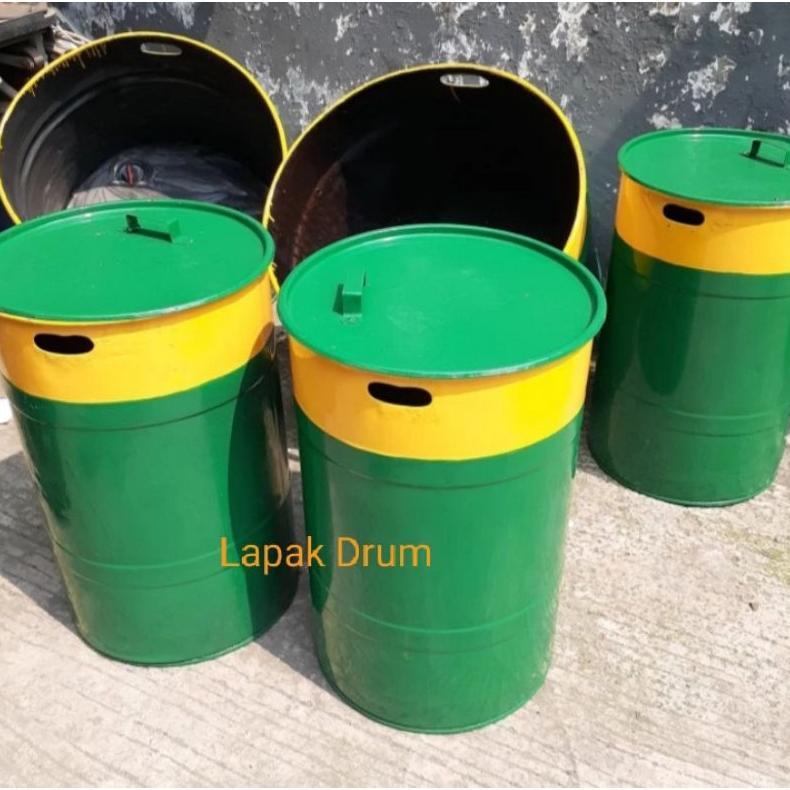 Tuhfah - Drum Besi Tong Sampah Kapasitas 50 Kg/Tempat Bakar Sampah/Pail/Ember Besar - Big Sale