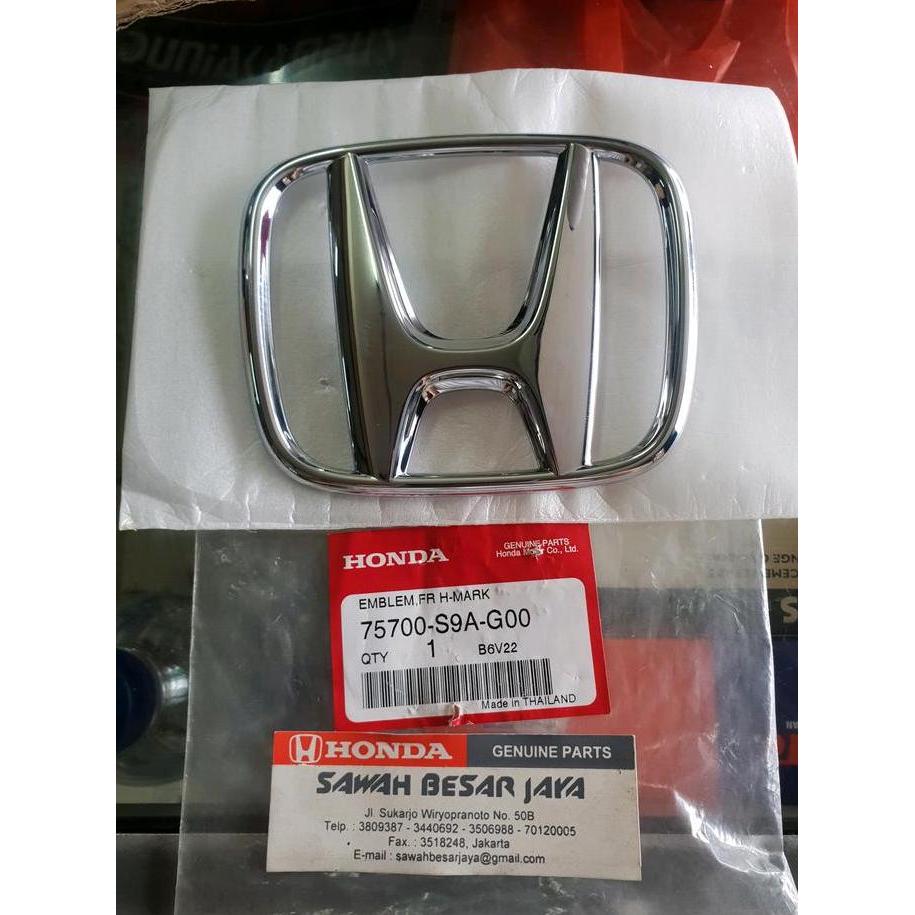 Emblem Logo Lambang H Depan Honda Crv Rd Re Gen.2-3 2004 2005 2006 2007 2008 2009 . Civic Fd-1 Fd-2 