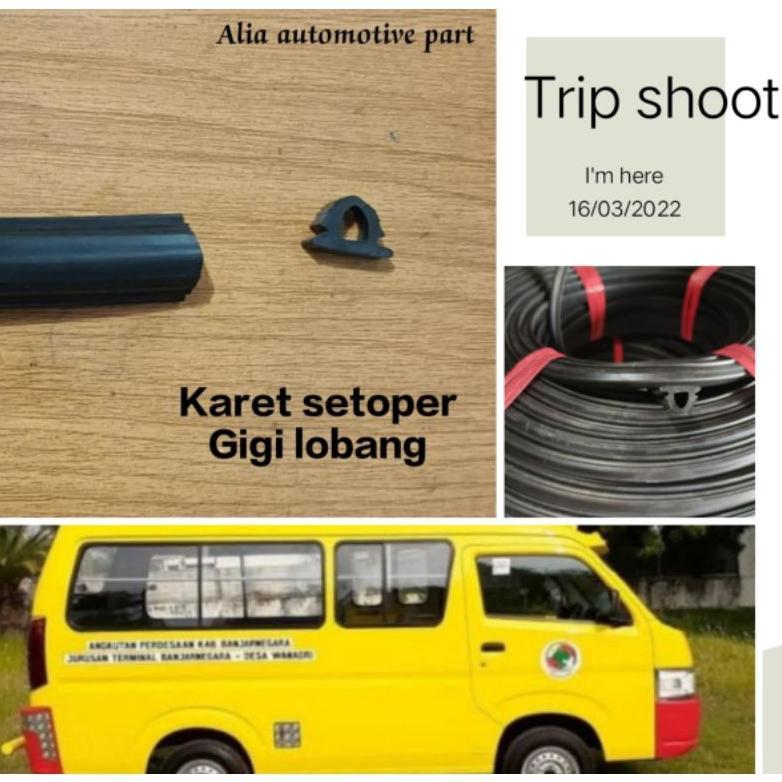 ] Karet U Tutup Ganjel Kaca Samping Mobil Umum