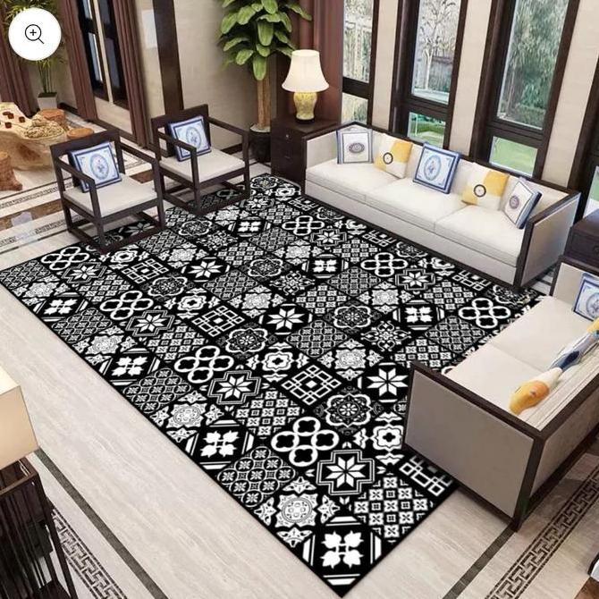 Karpet Lantai Polyester Glossy Uk 200cm x 300cm / Karpet Tamu Karpet Lantai Kamar Tidur Mewah Ringan
