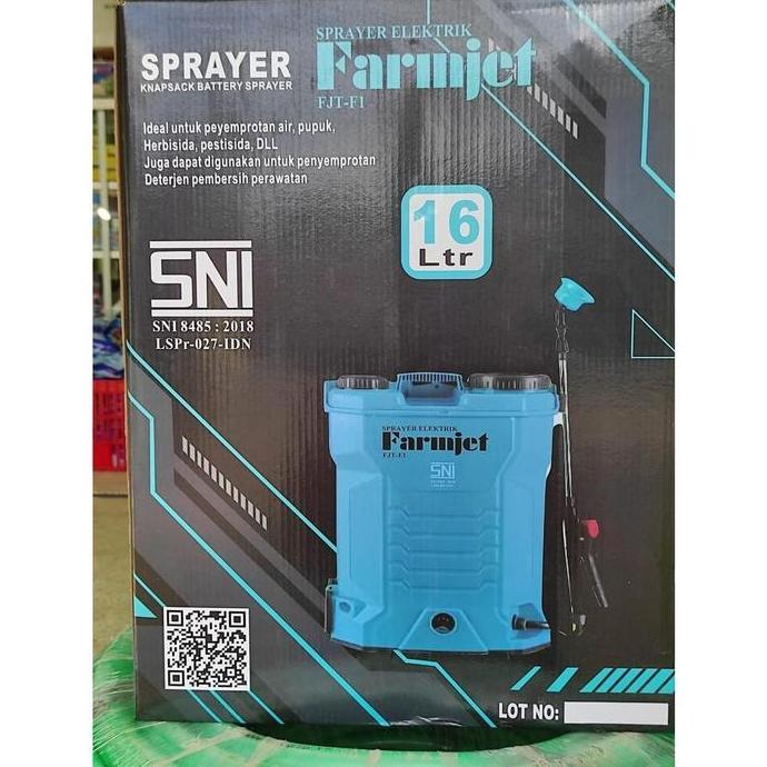 Semprot Pertanian Sprayer Elektrik Farmjet Kingbull 16 Liter Alat Semprot Tanaman Pertanian Tanaman 