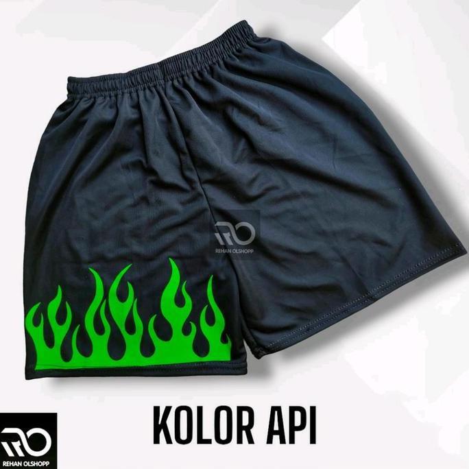 Boyboying- Promo Paket Usaha 100Rb An Dapat 15 Celana Pendek Boxer Pria Wanita Motif Api & Kotak Ana
