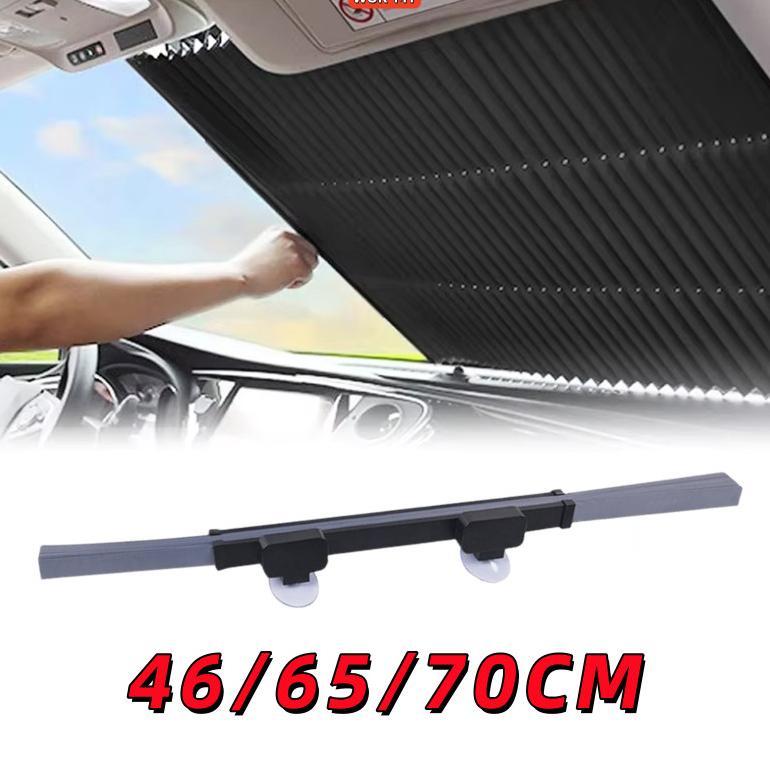 WORMYPenutup Kaca Depan Mobil Pelindung Panas Sun Tirai Pelindung Kaca Depan Mobil