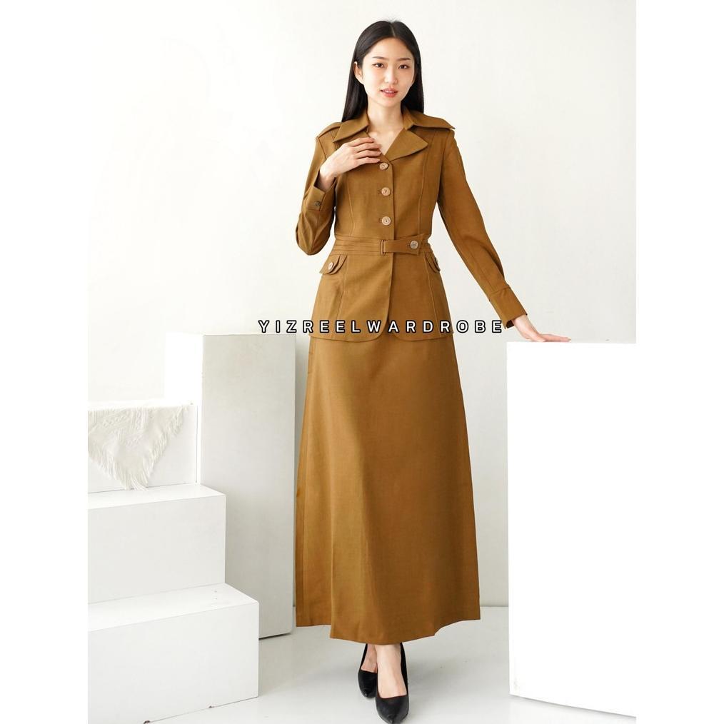 Premium Blazer Wanita / Seragam Pns / Baju Dinas Pemda / Baju Khaki Pns Wanita / Baju Asn / Baju Gur