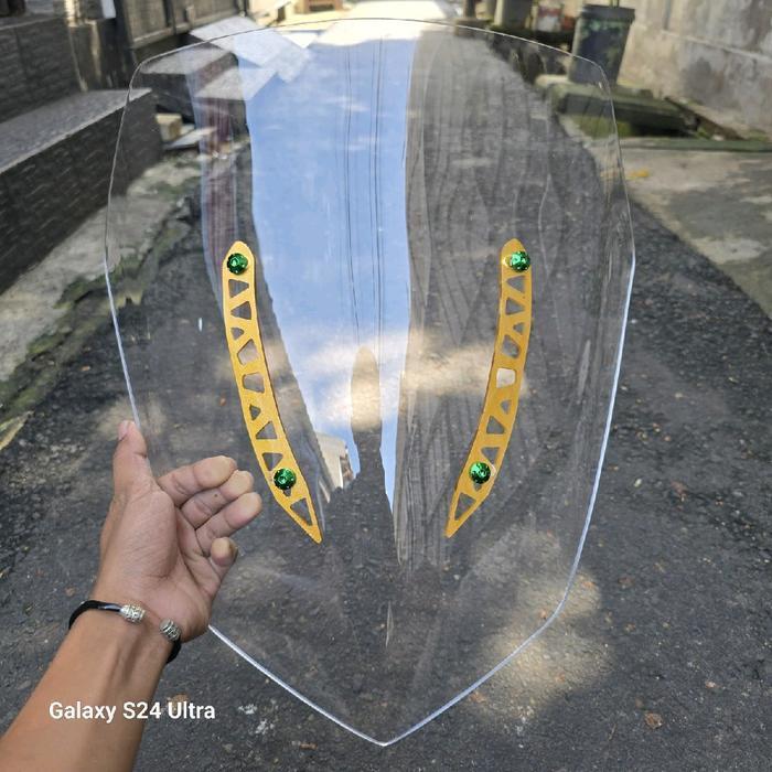 Visor Nmax New Plus Breket Windshield Yamaha Nmax New Original Dan Terpercaya
