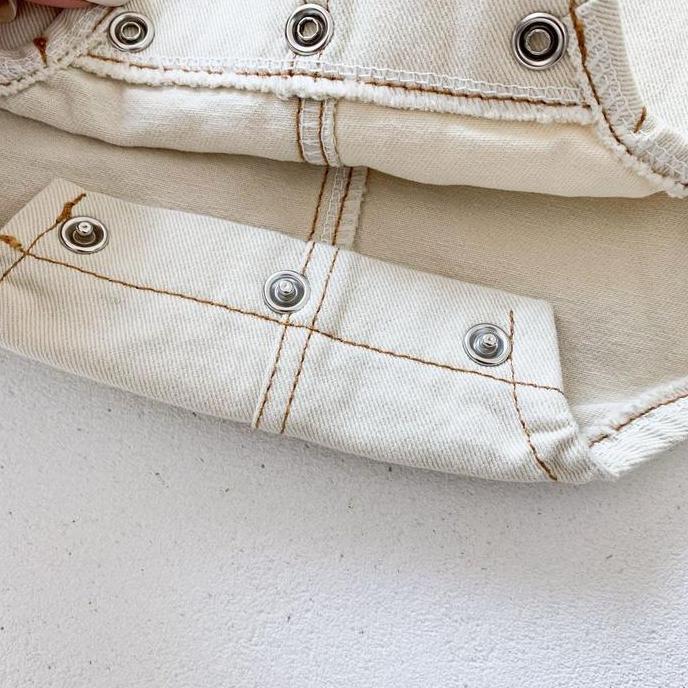 LEVY DENIM JUMPER | SUSPENDER DENIM BAYI | BAJU KODOK JEANS BAYI | JUMPER JEANS BAYI | JUMPER OVERAL