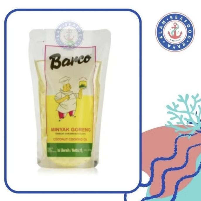 Lezat- Barco Minyak Kelapa 1L/Barco Minyak Goreng Kelapa 1Liter/Minyak Barco