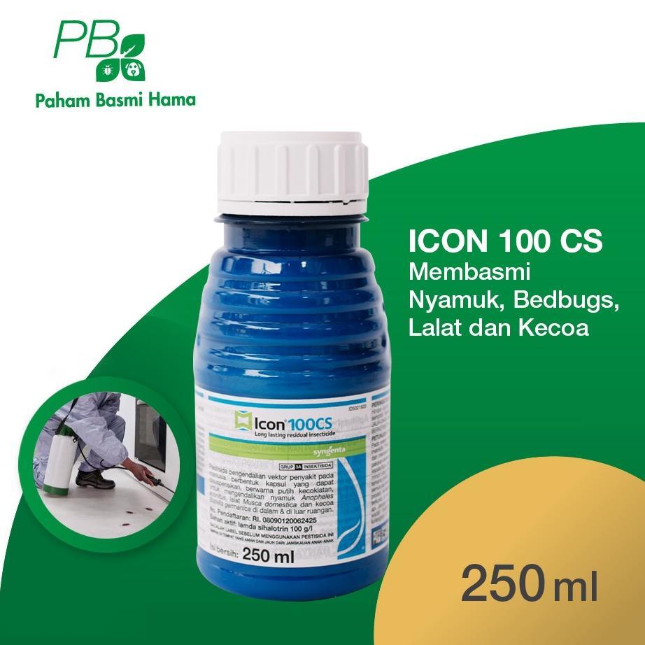 Icon 100 CS - Basmi Nyamuk Bedbugs Lalat Kecoa - Tahan Lama - 250 ML