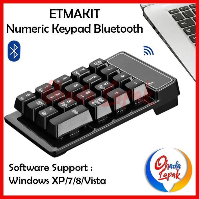 Jaminbos- Numeric Keypad Wireless Keyboard Usb Numeric Numpad Bluetooth