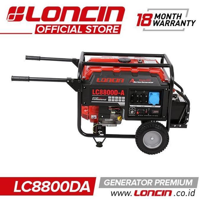 Promo Loncin LC 8800 DA Generator Bensin COD