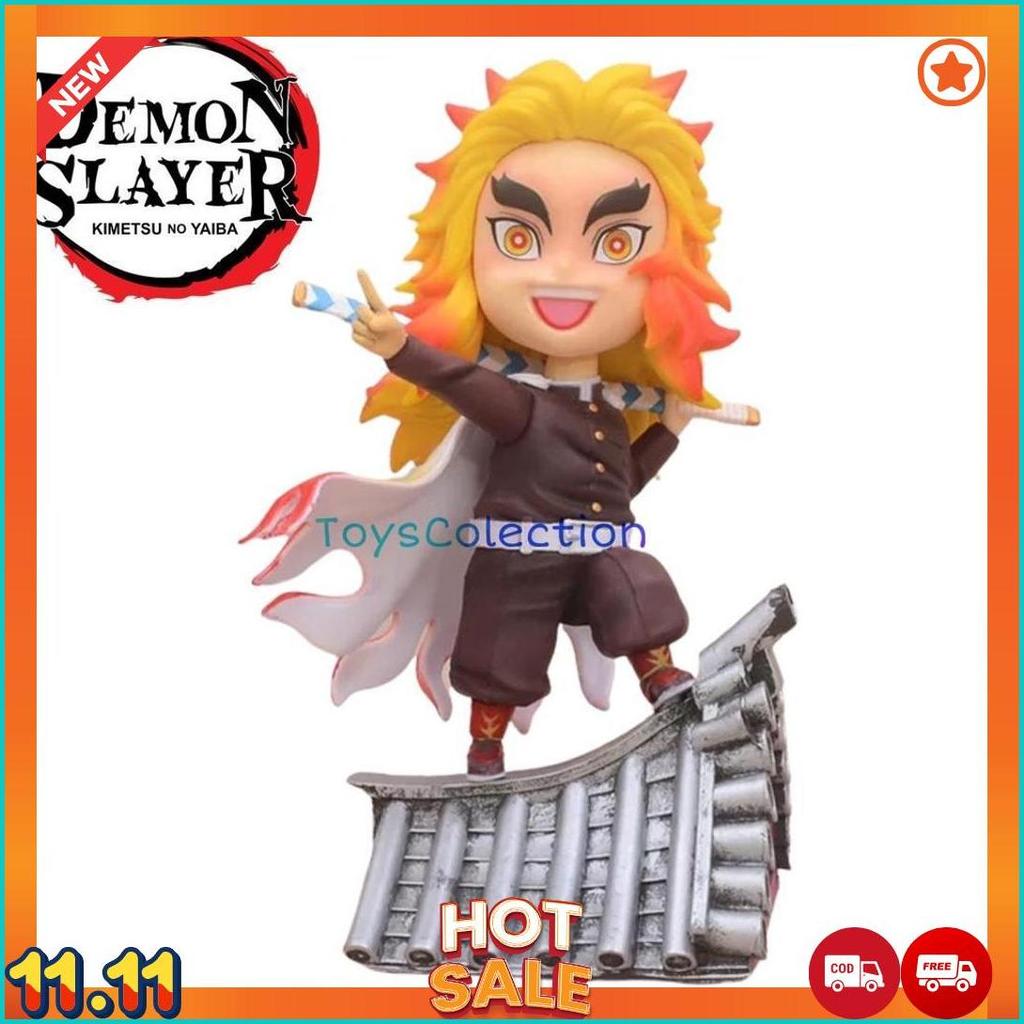 Action Figure Rengoku Kyoujurou Kimetsu No Yaiba Demon Slayer Roff House Stand Q Ver. Topper Cake Ma