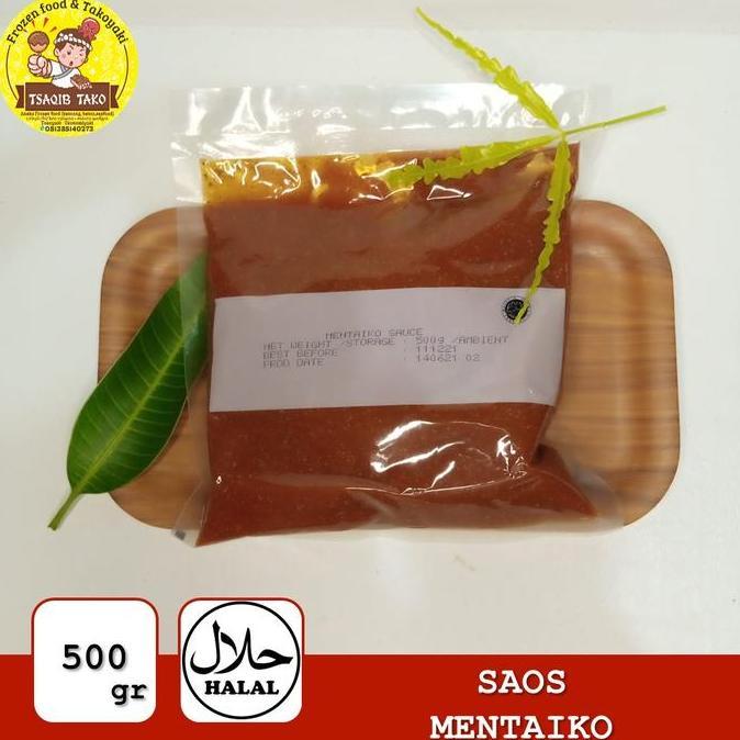 Lezat- Promo Mentaiko Sauce Biang Saus Mentaiko 500 G Halal