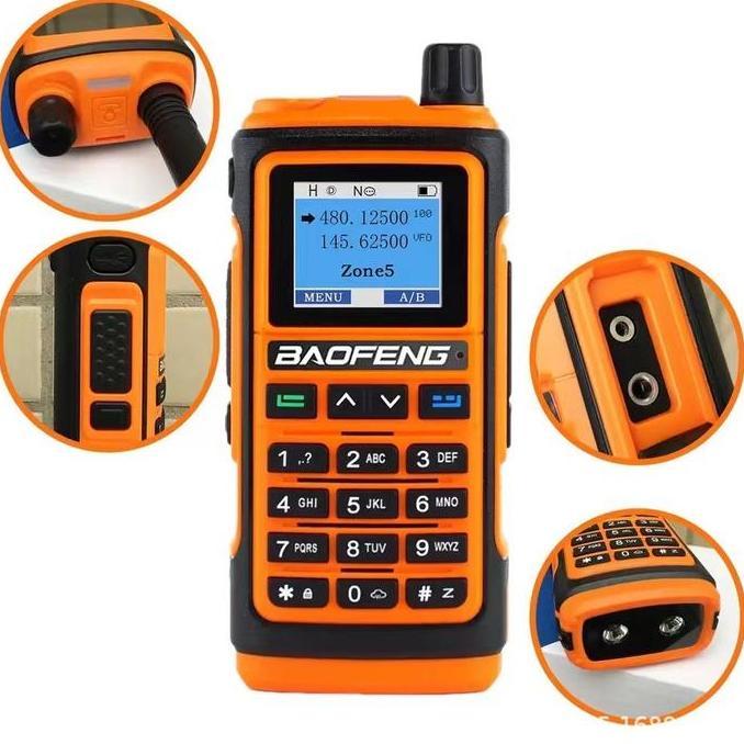 Sale Ht Bf Uv-17 Dual Band Type C Radio Walkie-Talkies Frekuensi Penerbangan 5000Km