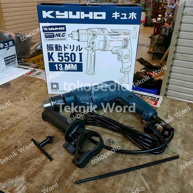 Promo MESIN BOR TANGAN KYUHO 13MM IMPACT DRILL KYUHO K550I BOR TANGAN KYUHO Diskon