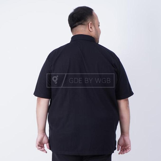 WGB Kemeja Basic Pique Pria BSize Ukuran Jumbo XXL XXXL