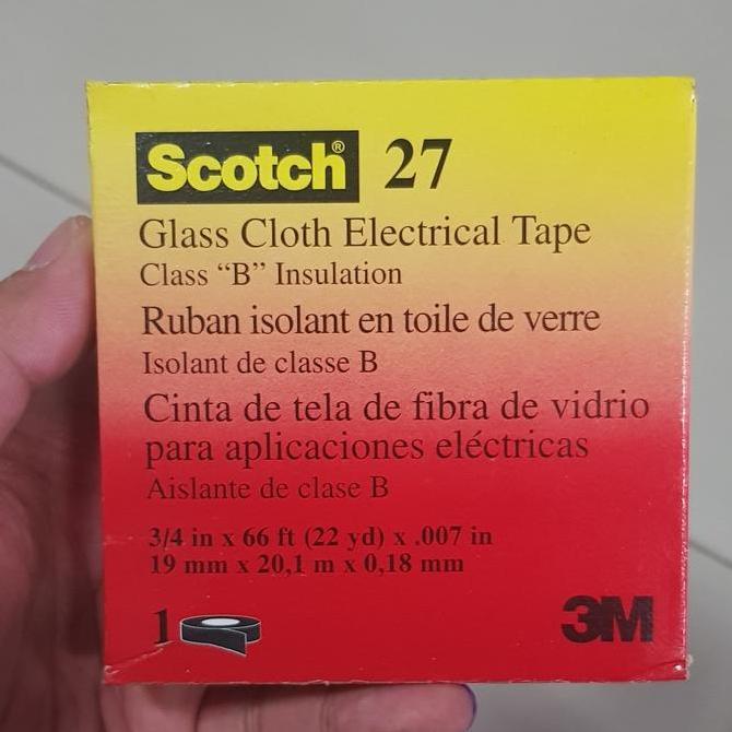 3M Glass Cloth Electrical Tape Scotch 27
