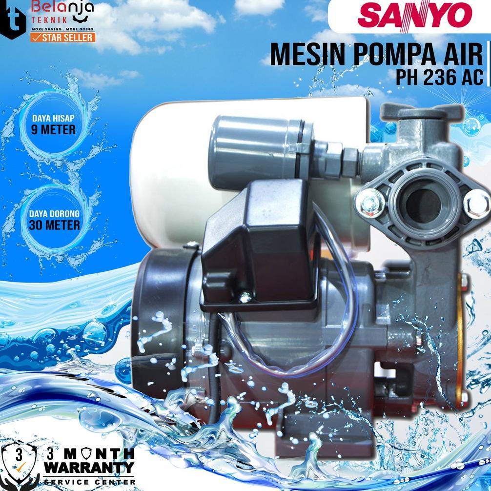 Sanyo Mesin Pompa Air PH 236 AC Otomatis 200 Watt 9 Meter PH236AC