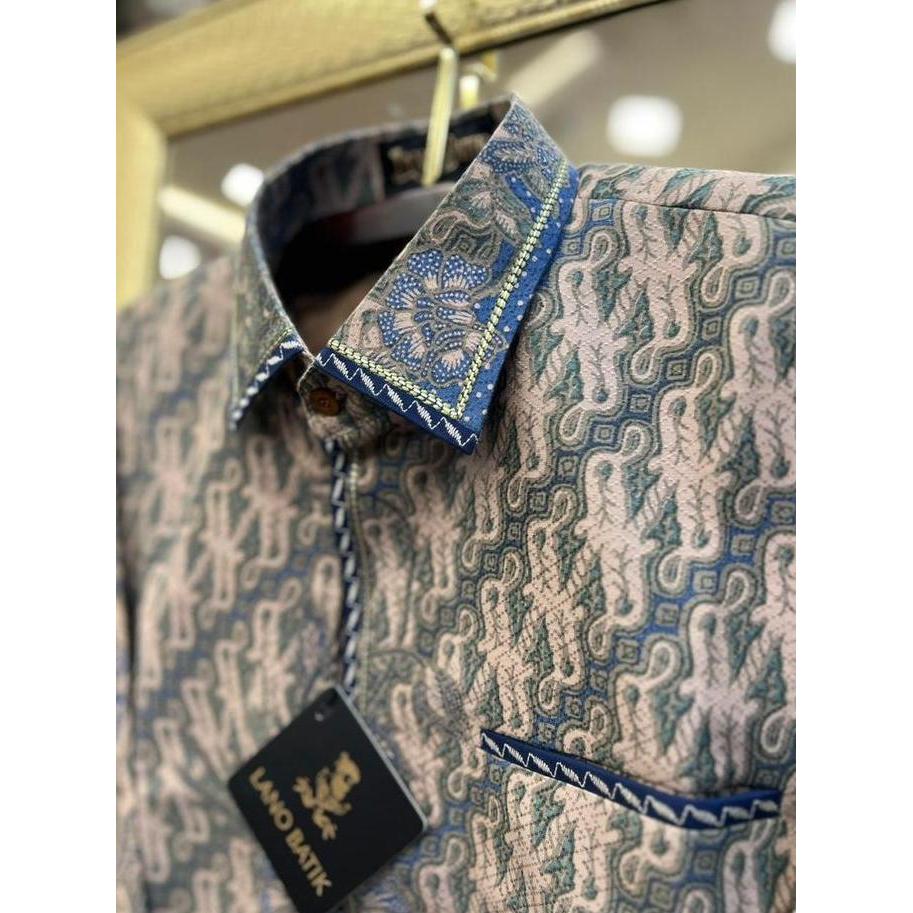 Lano Batik Semi Jas - Kemeja Batik Sk Semi Jas - Parang - Baju Batik Pria - Kemeja Batik Pria - Bati