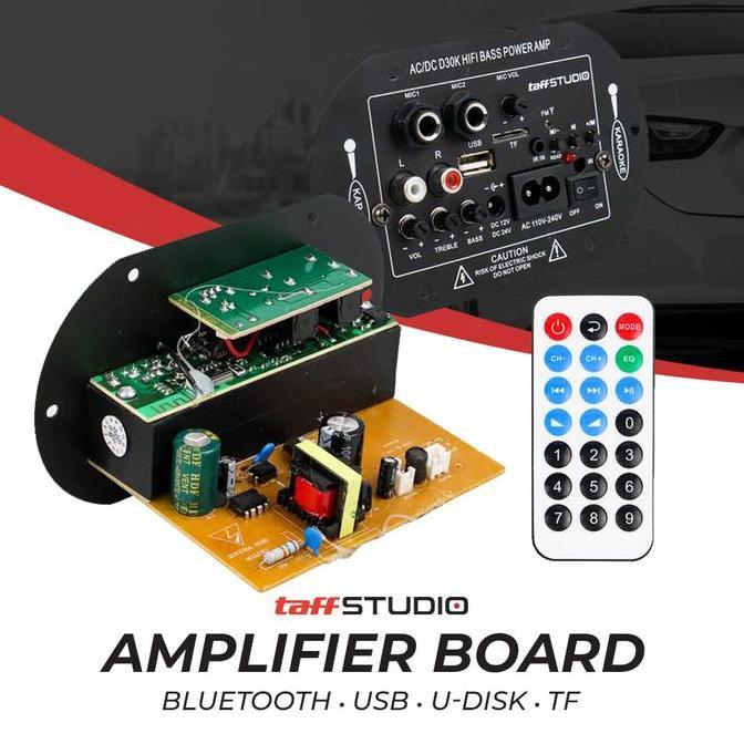 Amplifier Board Audio Bluetooth FM Radio Subwoofer DIY 35W - SF-2MIC MURAH