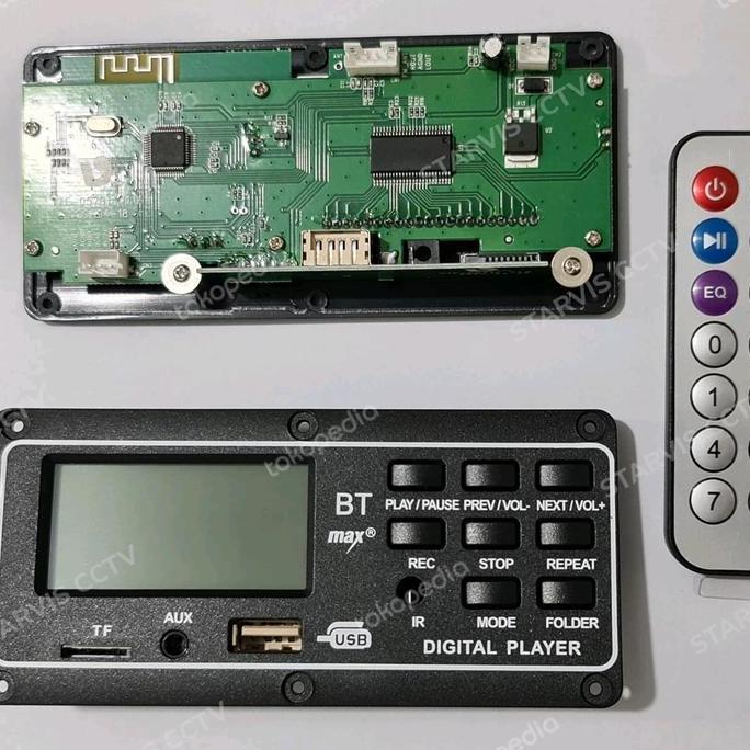 kit mp3 bluetooth max lcd display pcb besar 12v READY