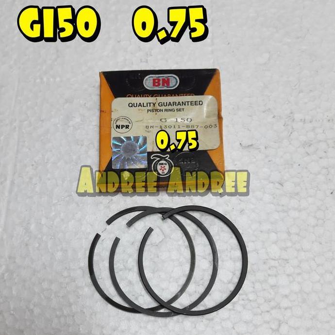 .........] G150 size 0.75 Ring Piston Ring Seher Honda G-150 G 150 size 075 BNR