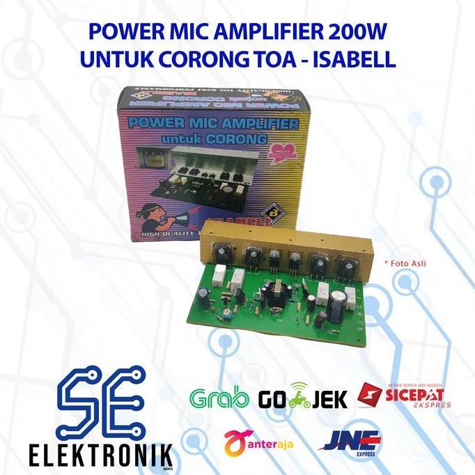kit modul power mic amplifier 200w untuk corong HARGA KHUSUS