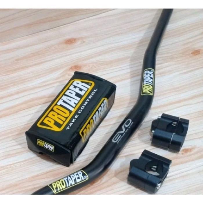 Stang / Stir Fatbar Protaper Evo Tipe Low Set Raiser Plus Busa Palang Set Handgrip Protaper Motor Cr
