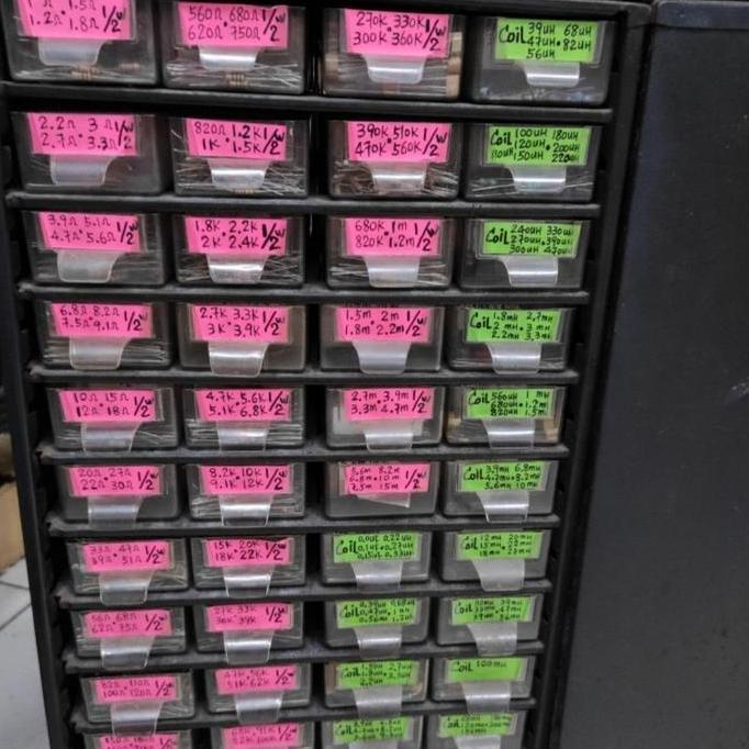 Resistor 1/2watt 1 1 sampai 1 mega ohm