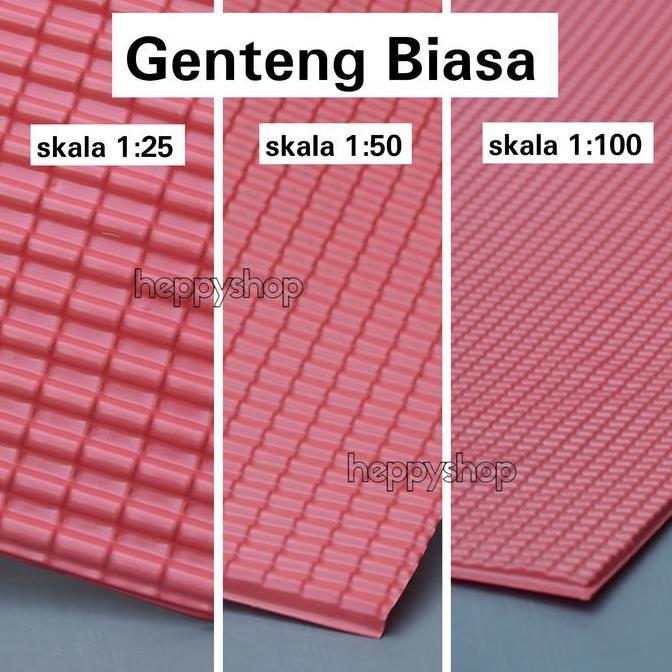 cusss order] Miniatur Genteng Atap, Maket Atap Genteng
