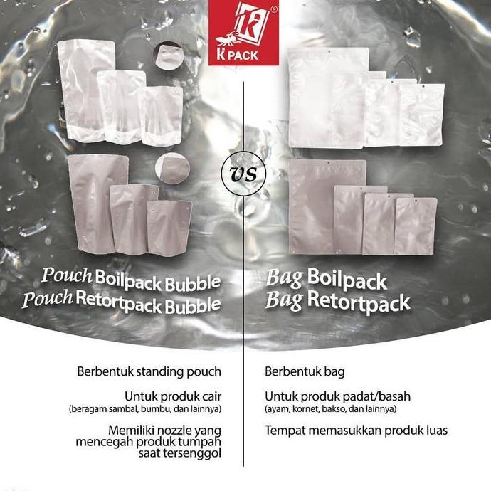 BAG BOILPACK 250GRAM 13X21CM