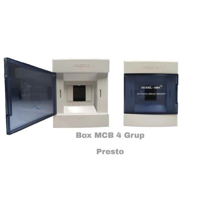BOX MCB PRESTO / Fuse Tutup MCB / COVER MCB Box 4 Grup 6804 PRESTO