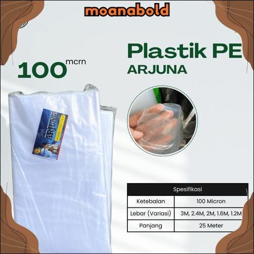 Plastik Sungkup PE Penutup Naungan Bibit Tanaman Lebar 3 meter / Plastik Cor / Plastik Serbaguna PRE