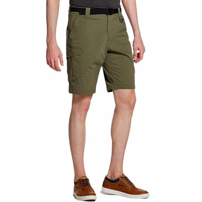 CQR CONVERTIBLE CARGO PANTS - COYOTE