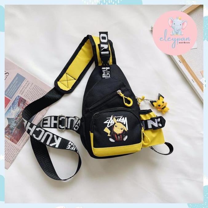 Tas Anak Pikachu Tas Ransel Anak Tas Bahu Anak Fashion Bag Anak Laki Laki Tas Selempang Remaja Cowok