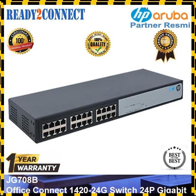 Necting- Hp Jg708B 24 Port Switch Gigabit 1420-24G