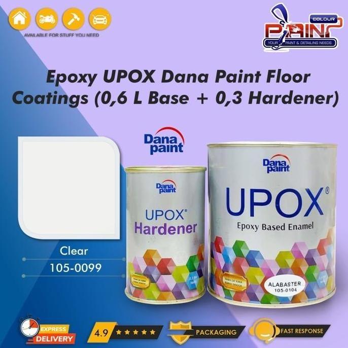 Wrnawrni- Cat Lantai Epoxy Upox Dana Paint Floor Coatings - Clear