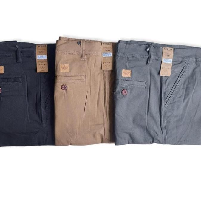 Celana Panjang Chino JUMBO / Celana Katun Chino Pria / Katun Panjang