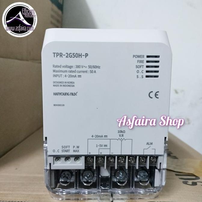 Thyristor power regulator TPR 2G50H