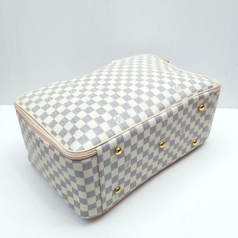 Travel Bag Jumbo Premium Tas Pakaian Jinjing Kotak Krem